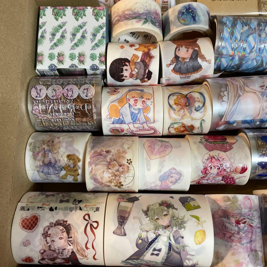 海外マスキングテープ 女の子 まとめ売り （B）