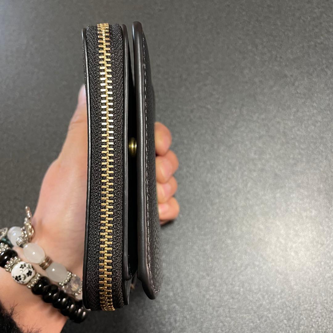 美品✨COACH レキシー 二つ折り財布 ブラック 日本限定　レザー