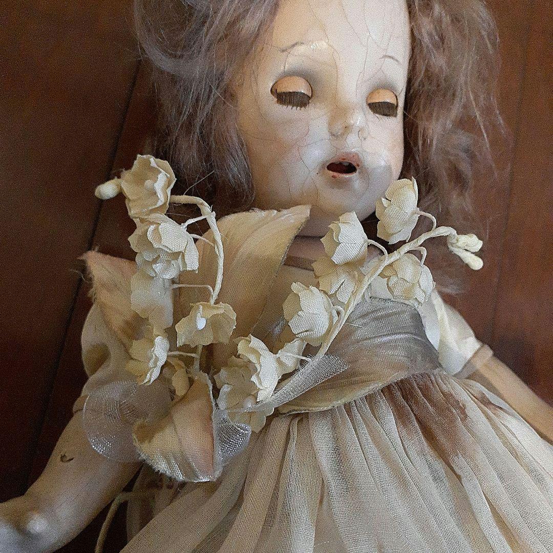 ⭐鈴蘭を持ったアンティークビスクドール 8 - DANSE-BORDEAUX.COM