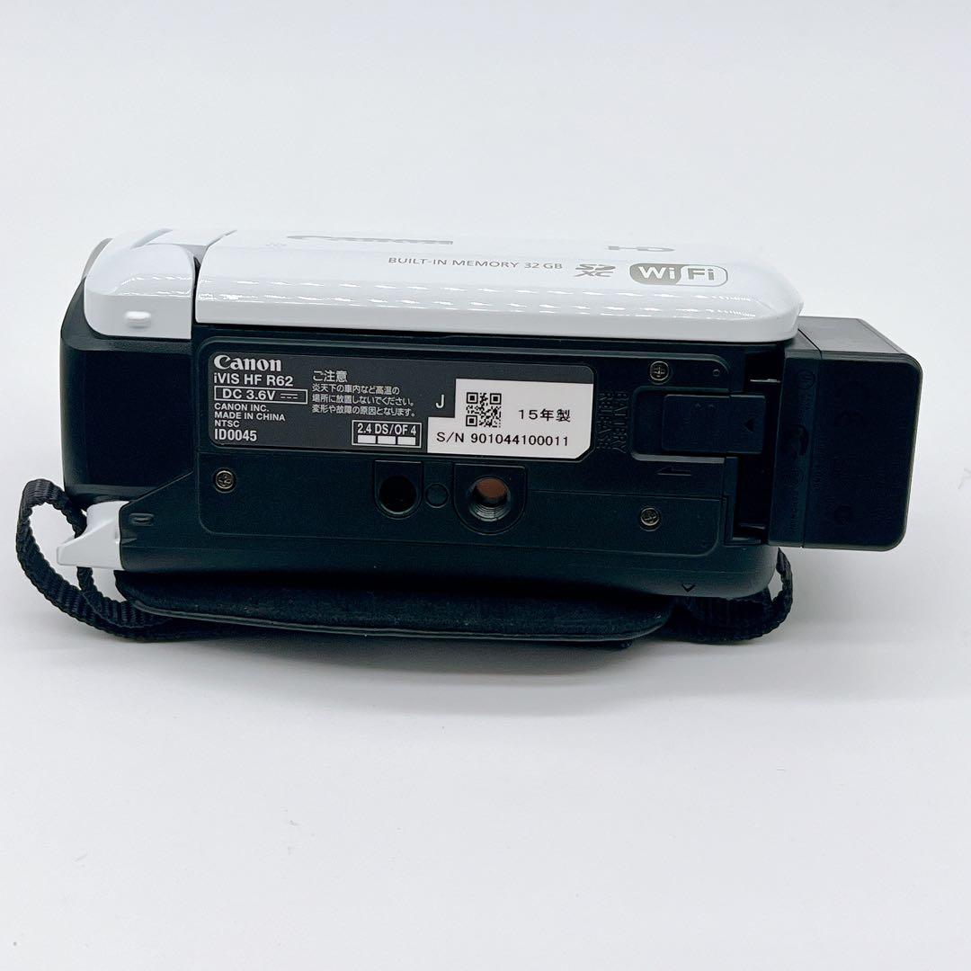 【未使用級】Canon iVIS HF R62 Wi-Fi内蔵 ビデオカメラ