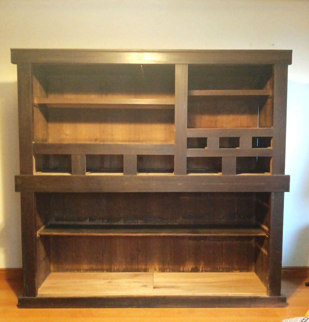 六尺近江水屋 箪笥 和箪笥 キャビネット みずや 古家具 アンティーク 木製