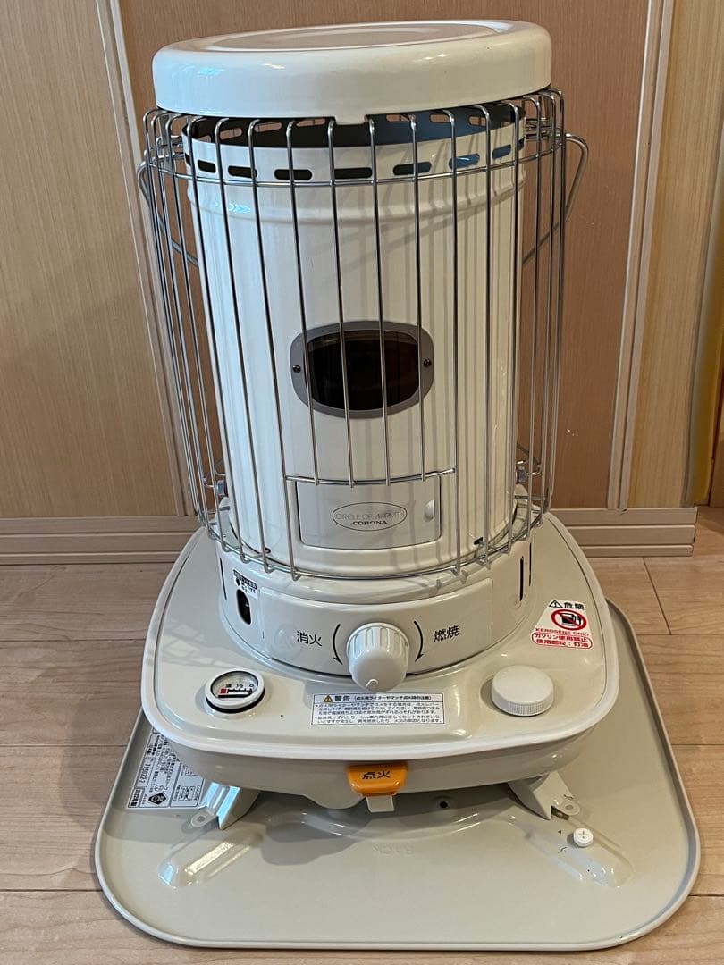 値下げ】【CORONA2023年製】SL-6623ホワイト 円筒形 ストーブ コロナ