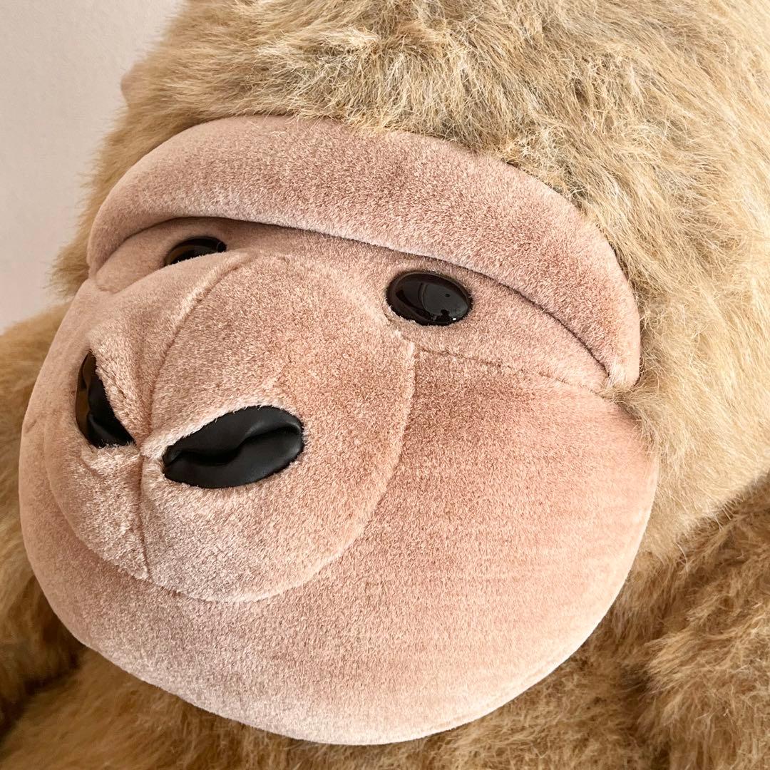 【週末値下げ】やまとなでしこ「ゴリラのぬいぐるみ」◇美品