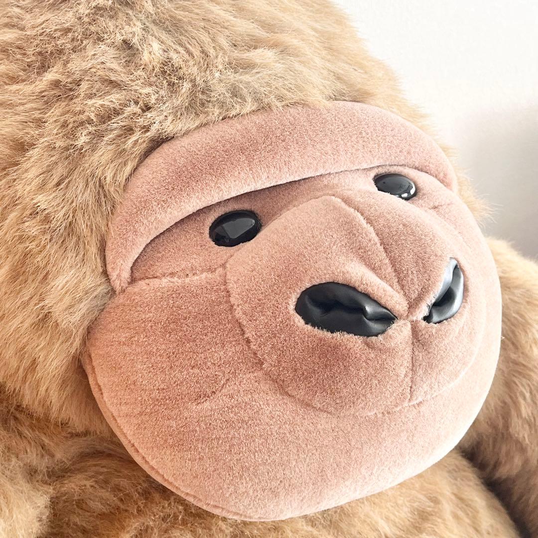 【週末値下げ】やまとなでしこ「ゴリラのぬいぐるみ」◇美品