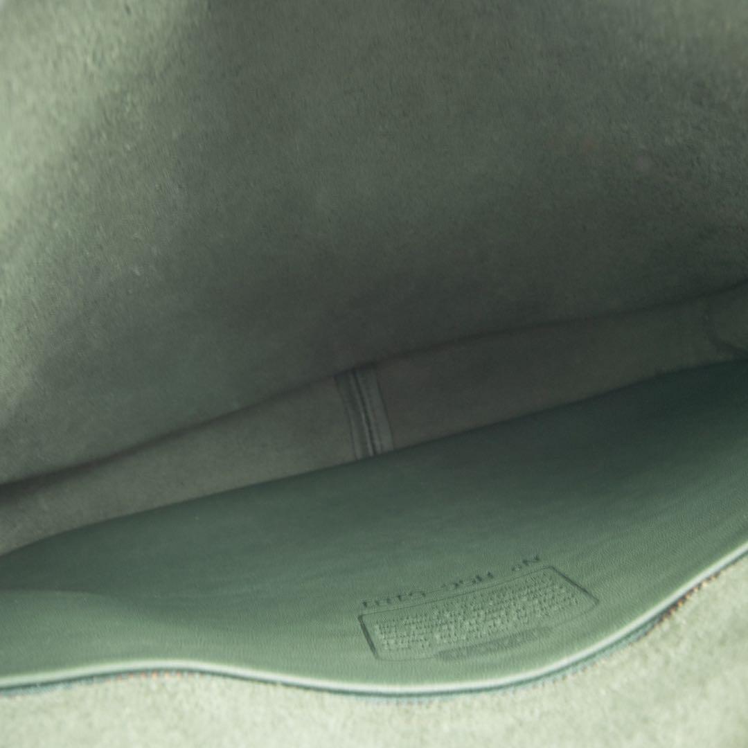 Z987【美品】オールドコーチ　ビジネスバッグ　ショルダー　ターンロック　緑