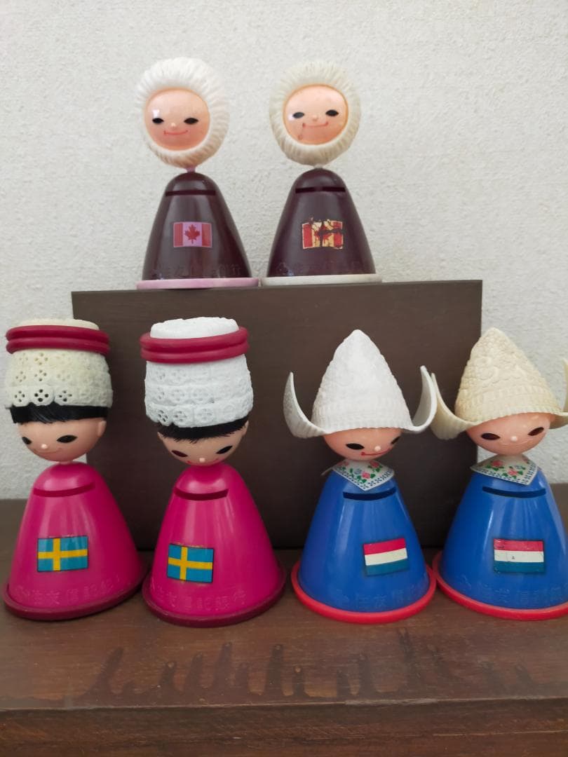 住友信託銀行　貯金箱２１個 レトロ