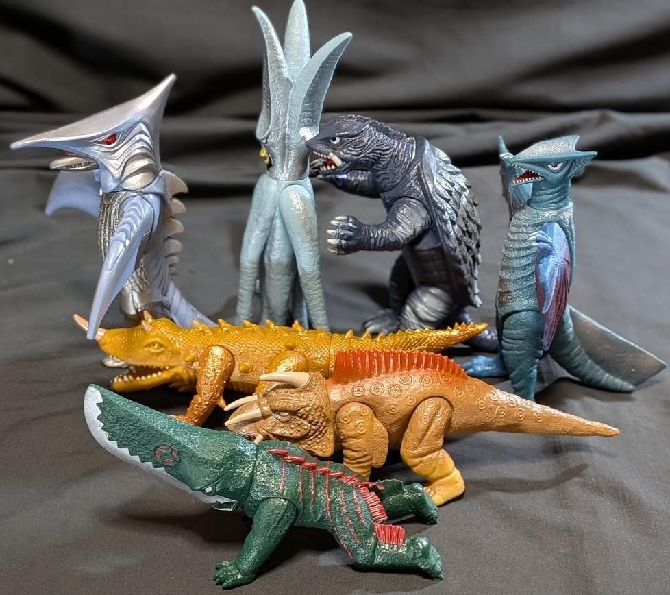 昭和ガメラ＆対戦怪獣（バンダイ）復活大結集コンプリート7体セット