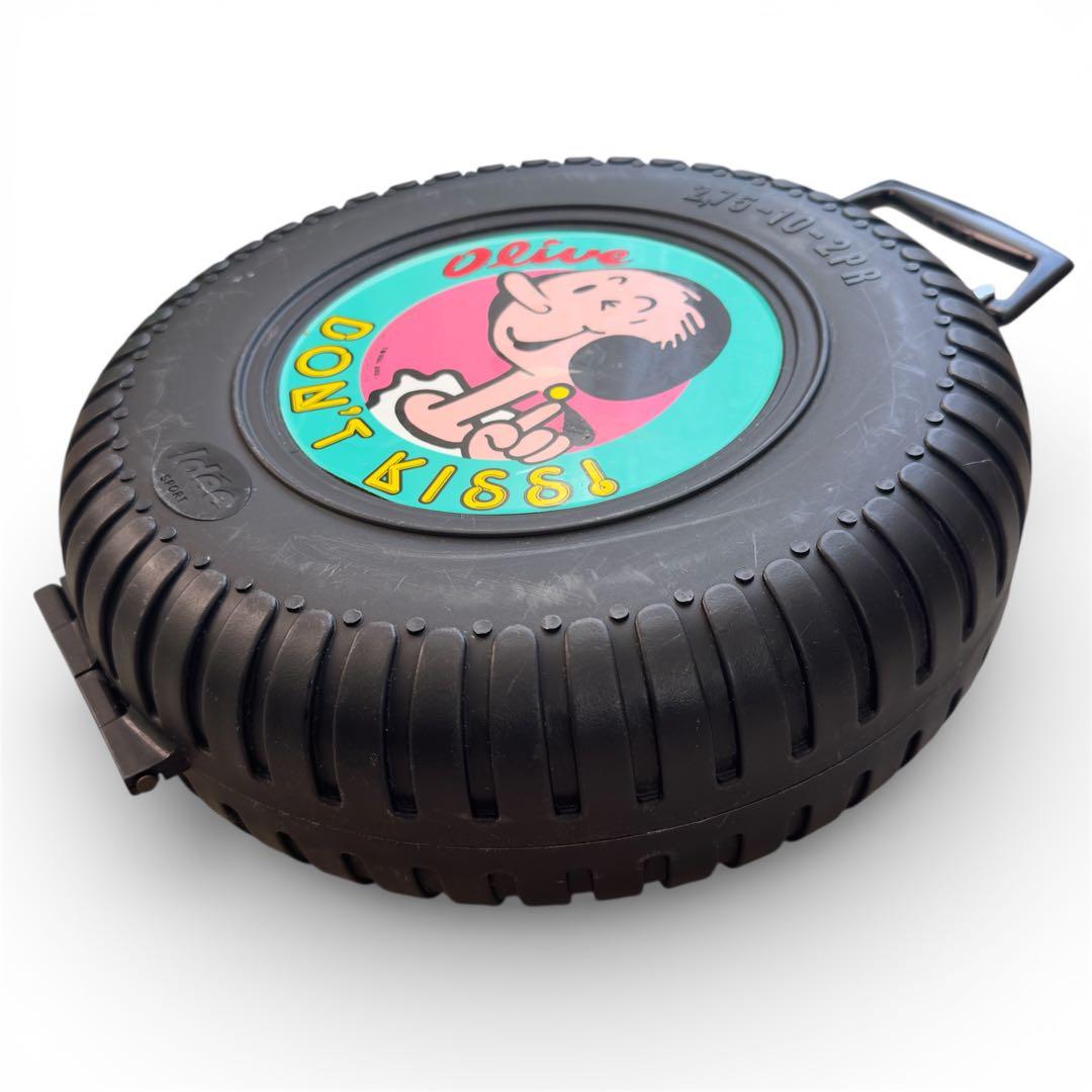 【希少品】ポパイ オリーブ タイヤ型 キャリングケース Idee Sport