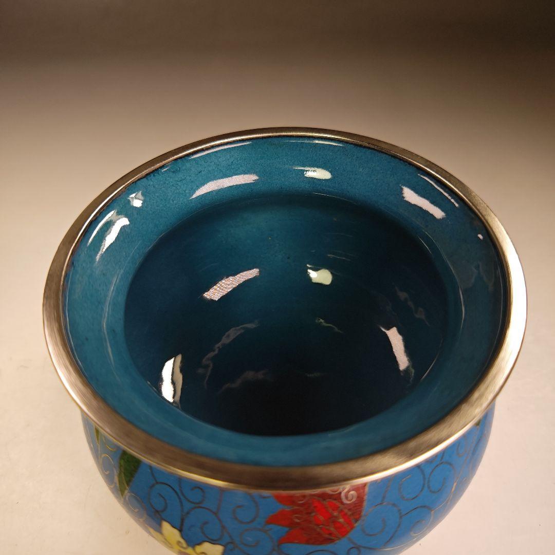 イ884 健水『黄井仁作』『鵬雲斎好 唐物七宝 健水 共箱』