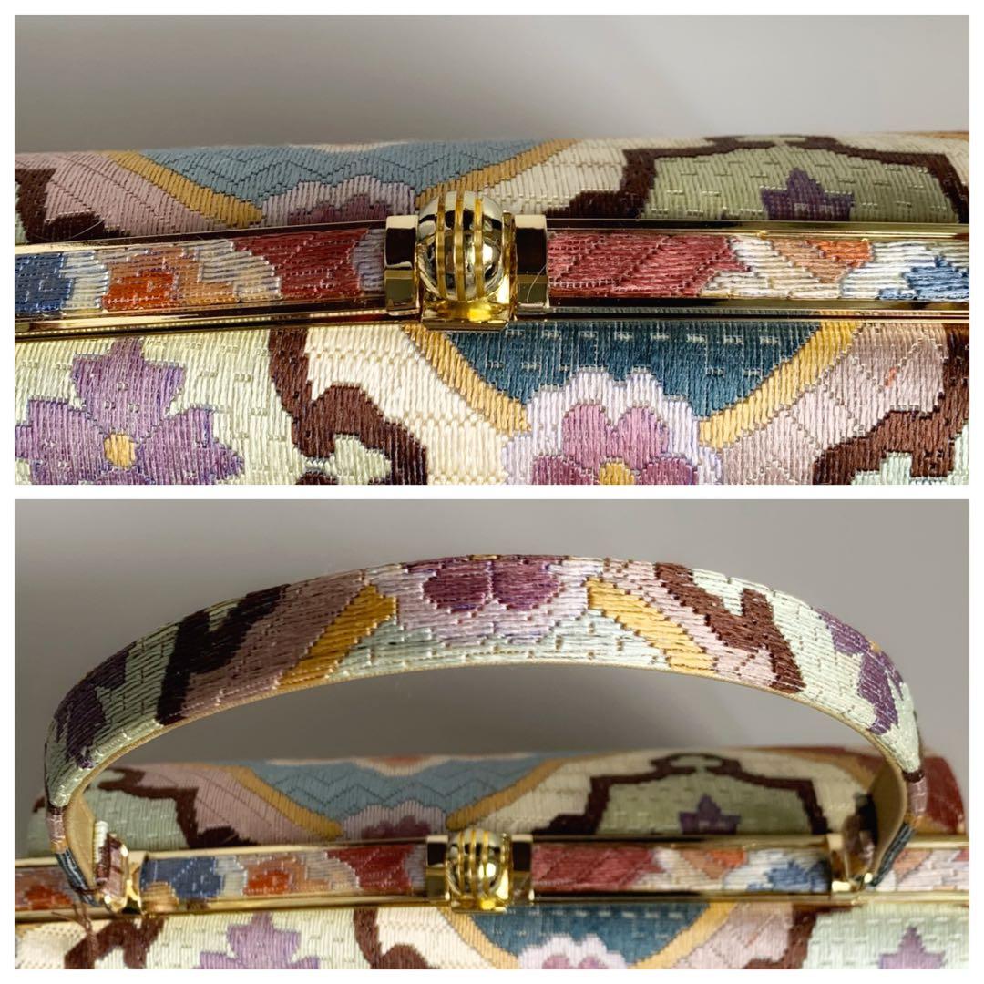 ★新品★高級希少　豪華 手刺繍の草履バッグセット　草履訳あり　礼装　留袖　成人式