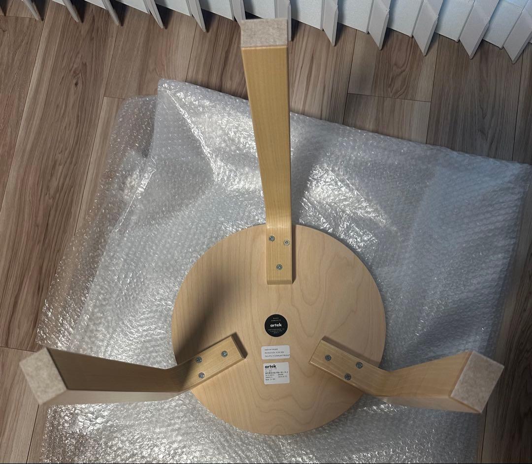 artekアルテックスツール60Stool 3本脚ナチュラルラッカー2024年製