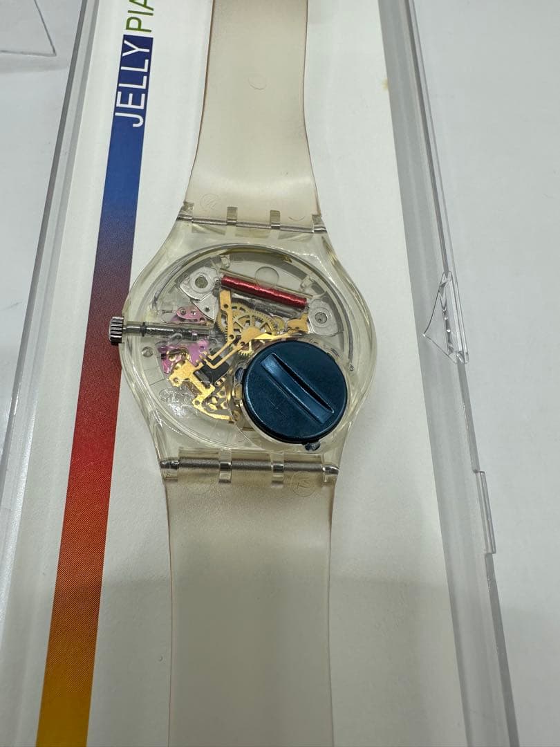 週末セール　新品未使用電池切れ　swatch JELLY PIANO