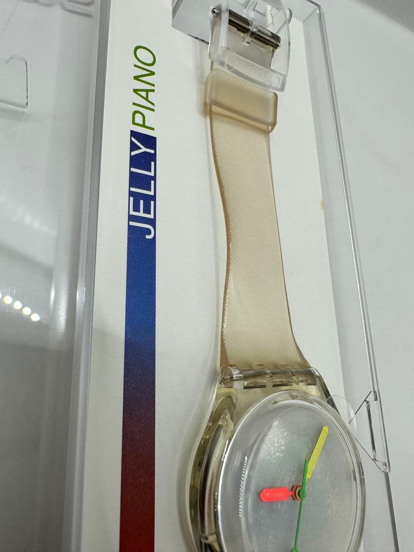 週末セール　新品未使用電池切れ　swatch JELLY PIANO