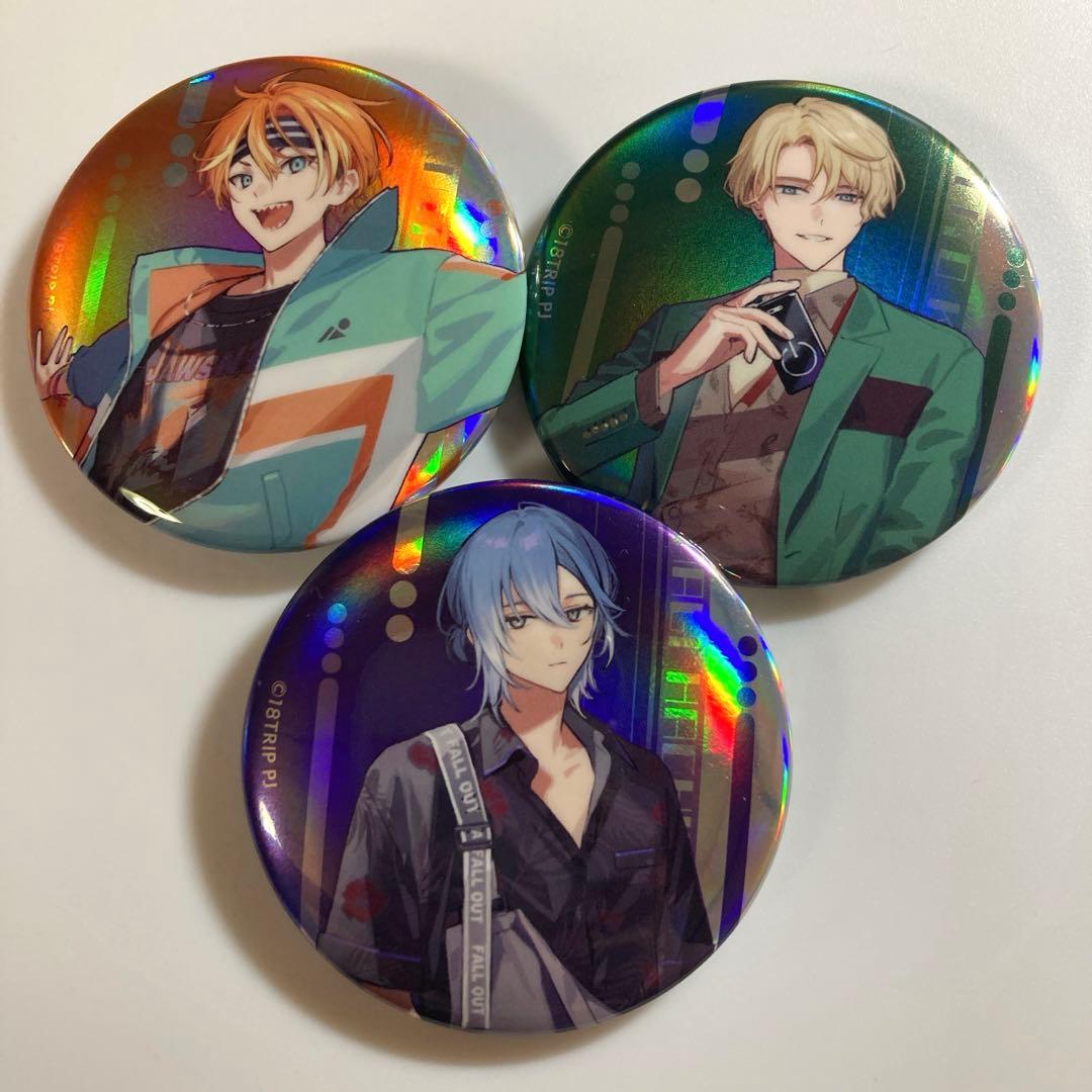 エイトリ 18TRIP キービジュアル キービジュ 缶バッジ 北片來人 60点