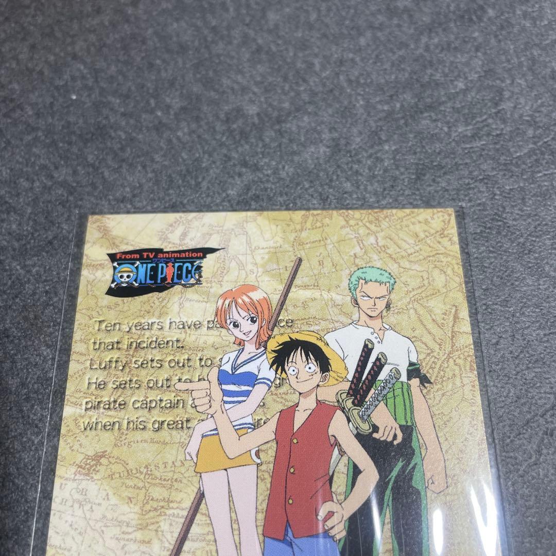 【超希少】　1999年　ONE PIECE 非売品　カード　ルフィ　ナミ　ゾロ