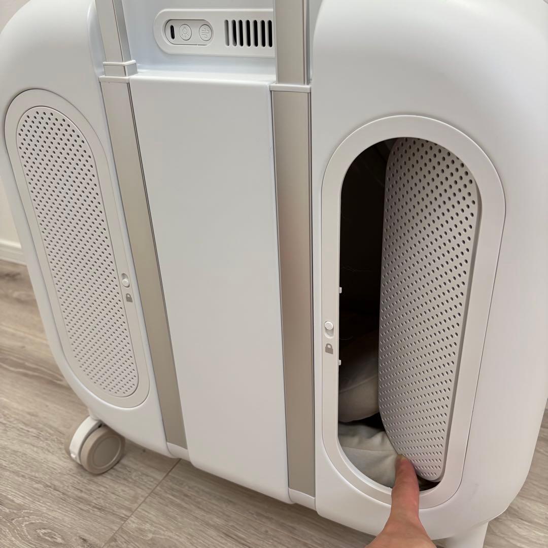 pidan キャリーバッグ ホワイト 犬・猫と旅行