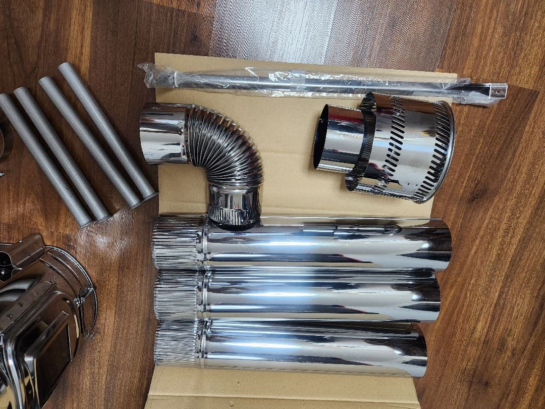 新品　ホンマ製作所　ステンレスストーブコンロセット APS-48DX　薪ストーブ