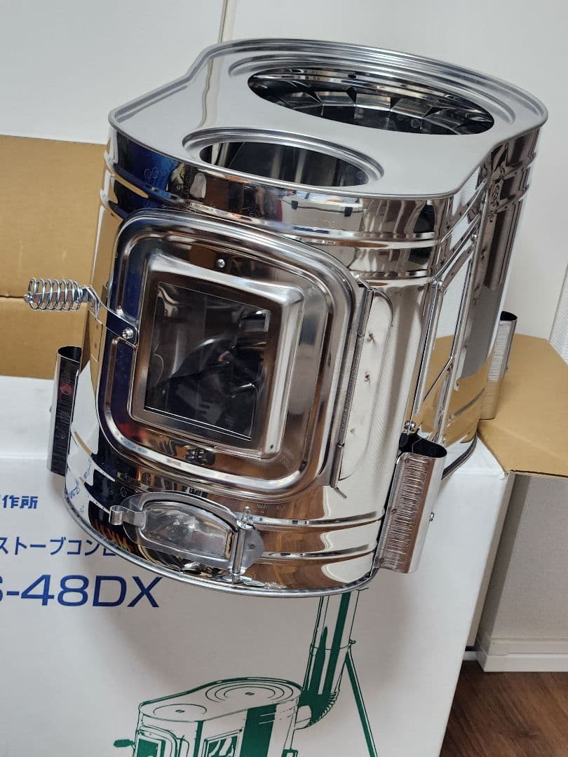 新品　ホンマ製作所　ステンレスストーブコンロセット APS-48DX　薪ストーブ