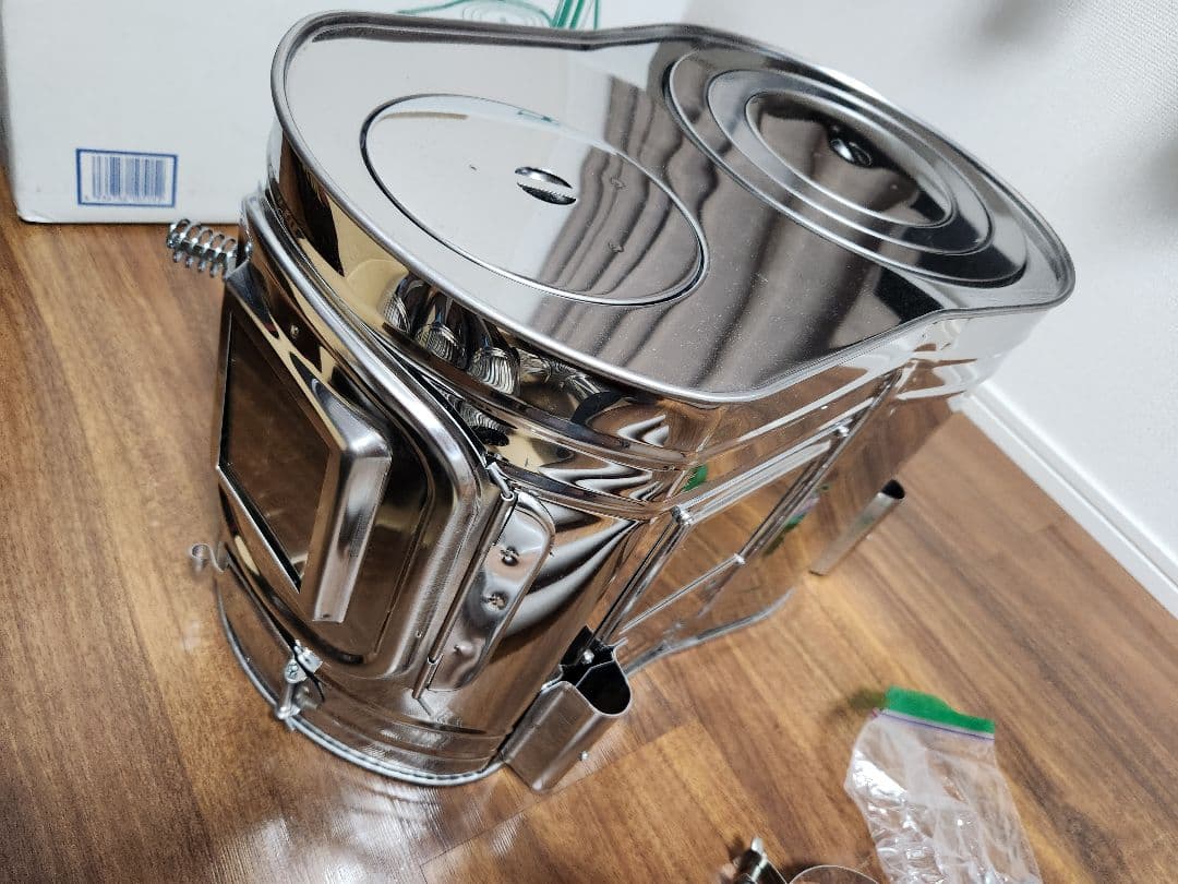 新品　ホンマ製作所　ステンレスストーブコンロセット APS-48DX　薪ストーブ