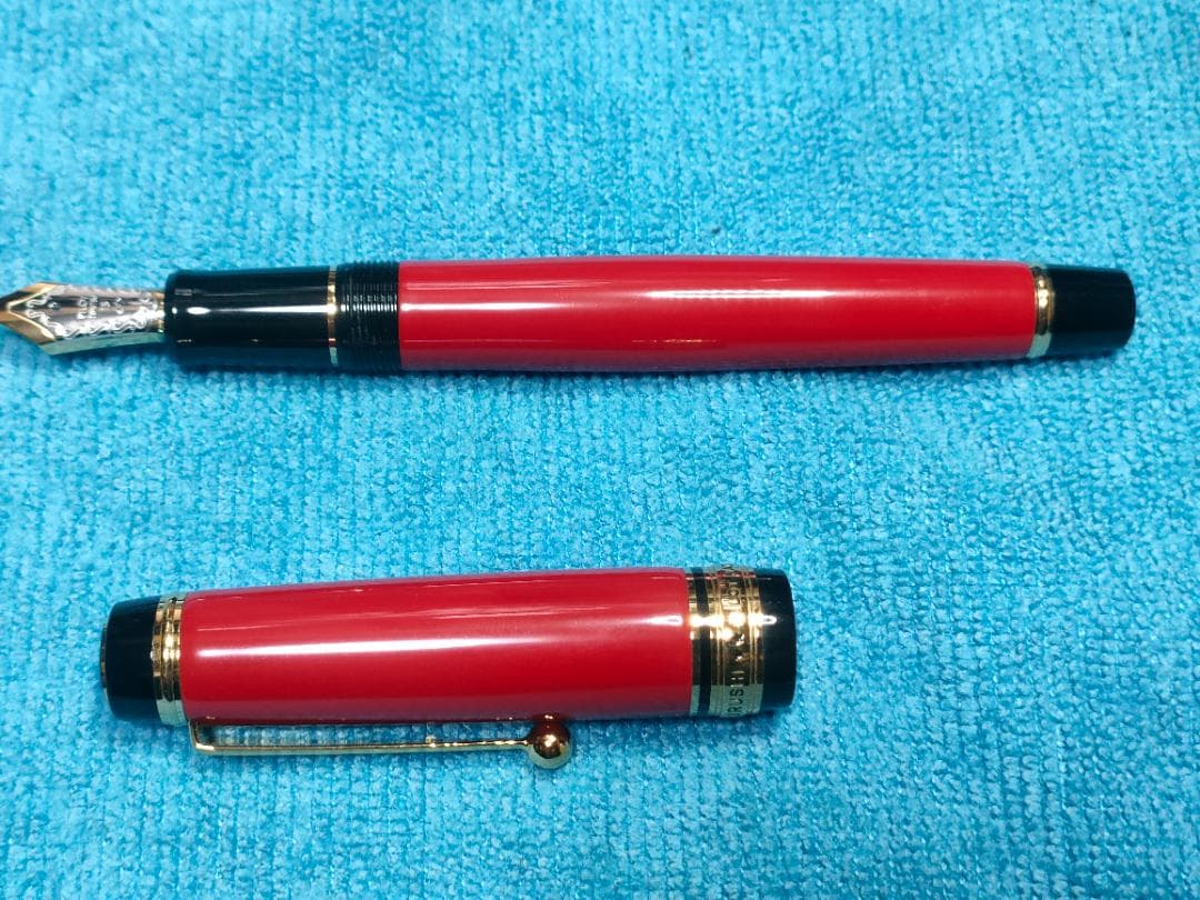 PILOT カスタム845 朱漆 細字F 万年筆