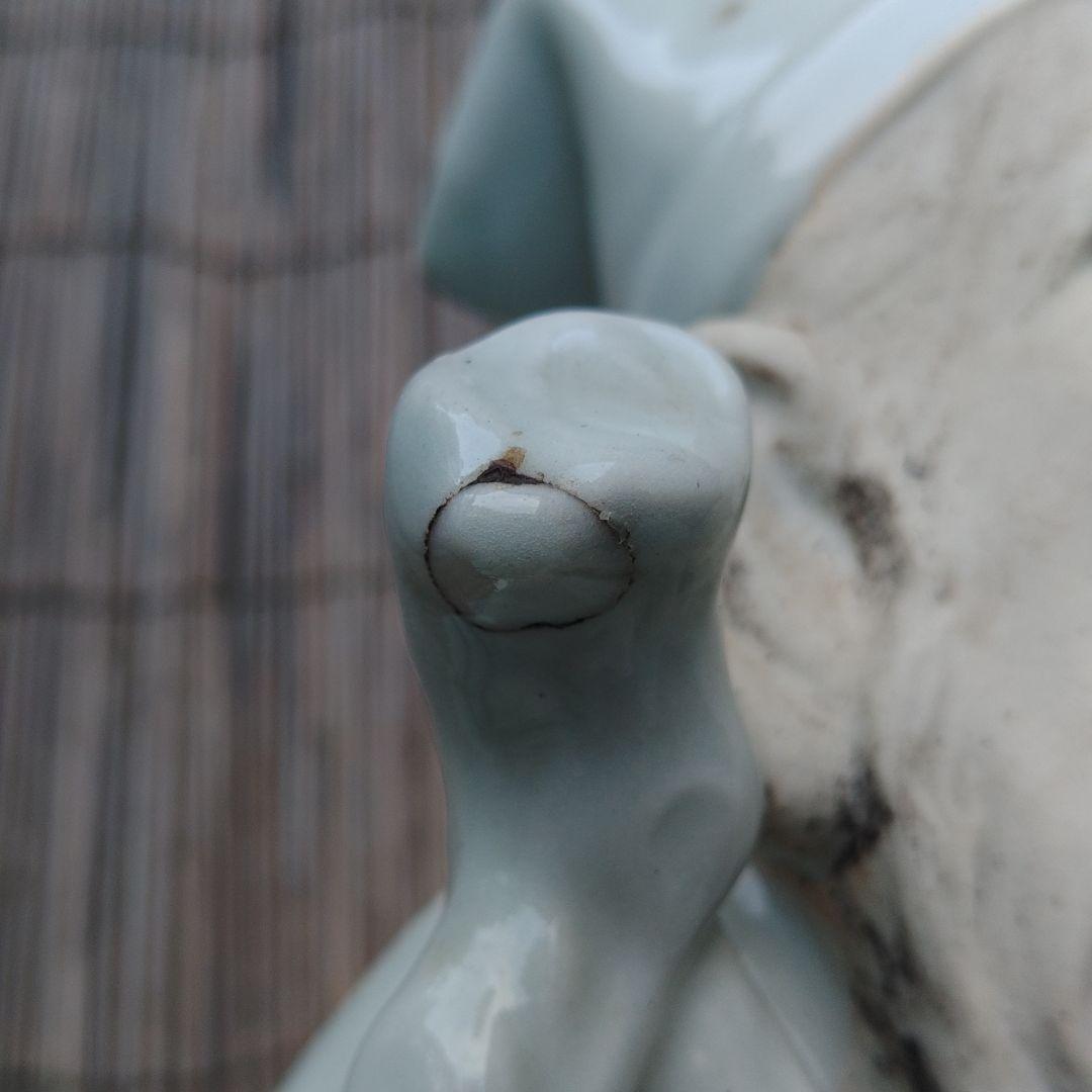 九谷焼　陶八　塑像　磁器