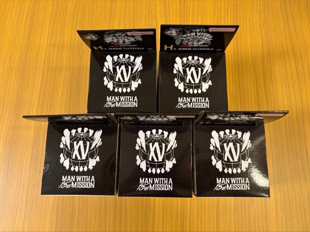 MWAM 一番くじ H賞フェイスマグネット 全5種コンプリートセット