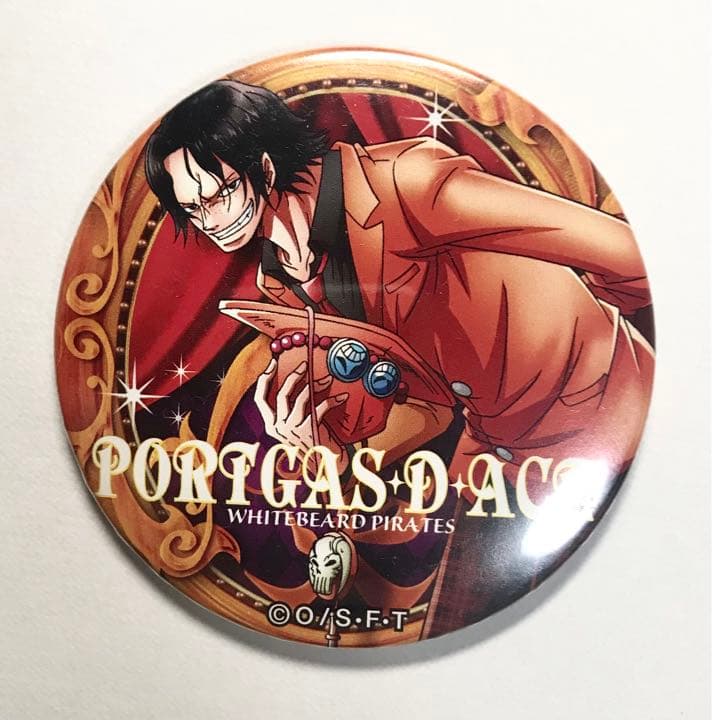 ONE PIECE ワンピース 麦わらストア 輩缶バッジ PARTY エース B - メルカリ