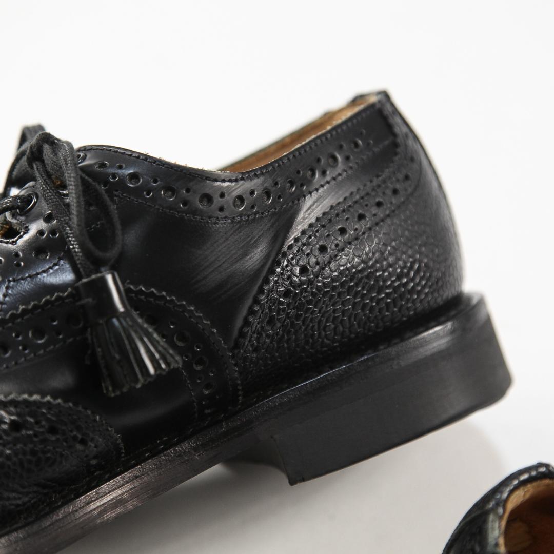 SANDERS Full Brogue Ghillie ギリーシューズ 26cm