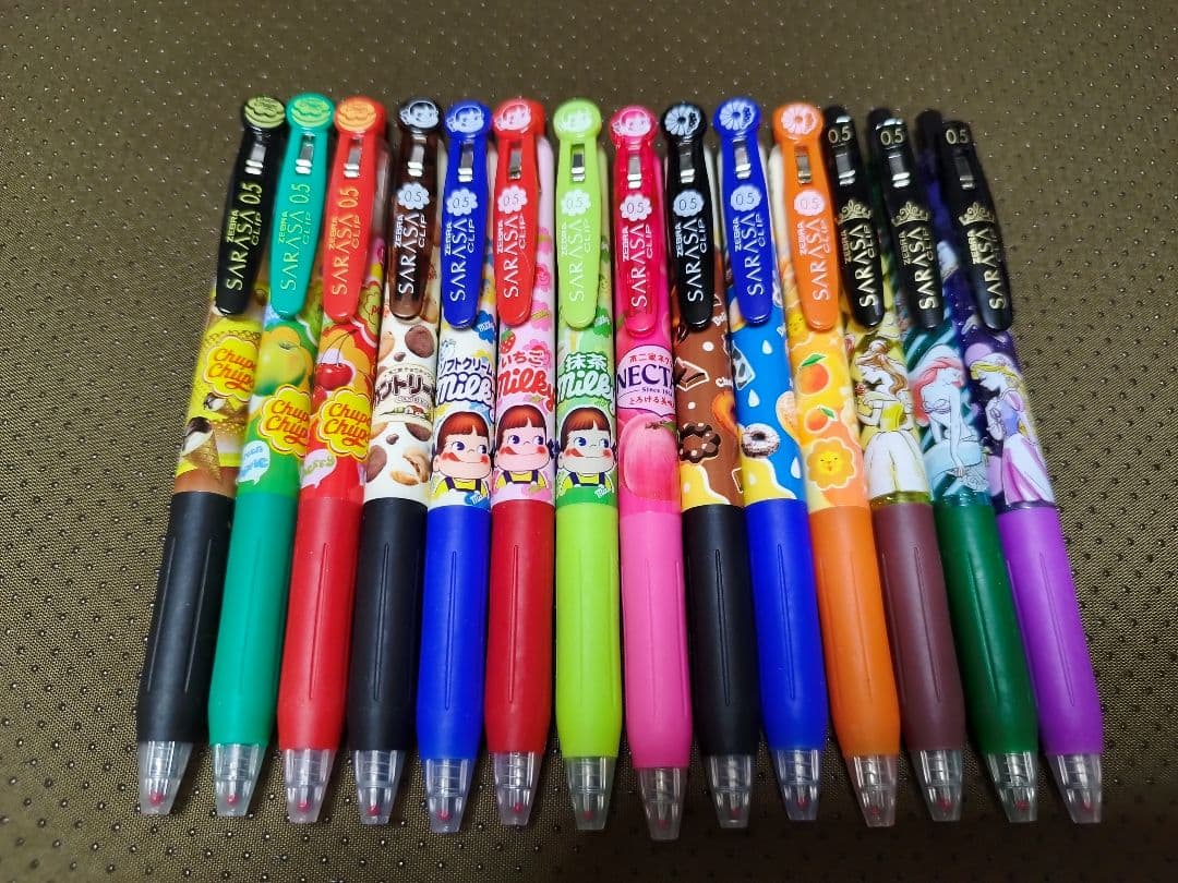 SARASA サラサクリップ 全て新品14本　ペコちゃん・チュッパチャップス他 SARASA サラサクリップ 全て新品14本ペコちゃん・チュッパチャップス他