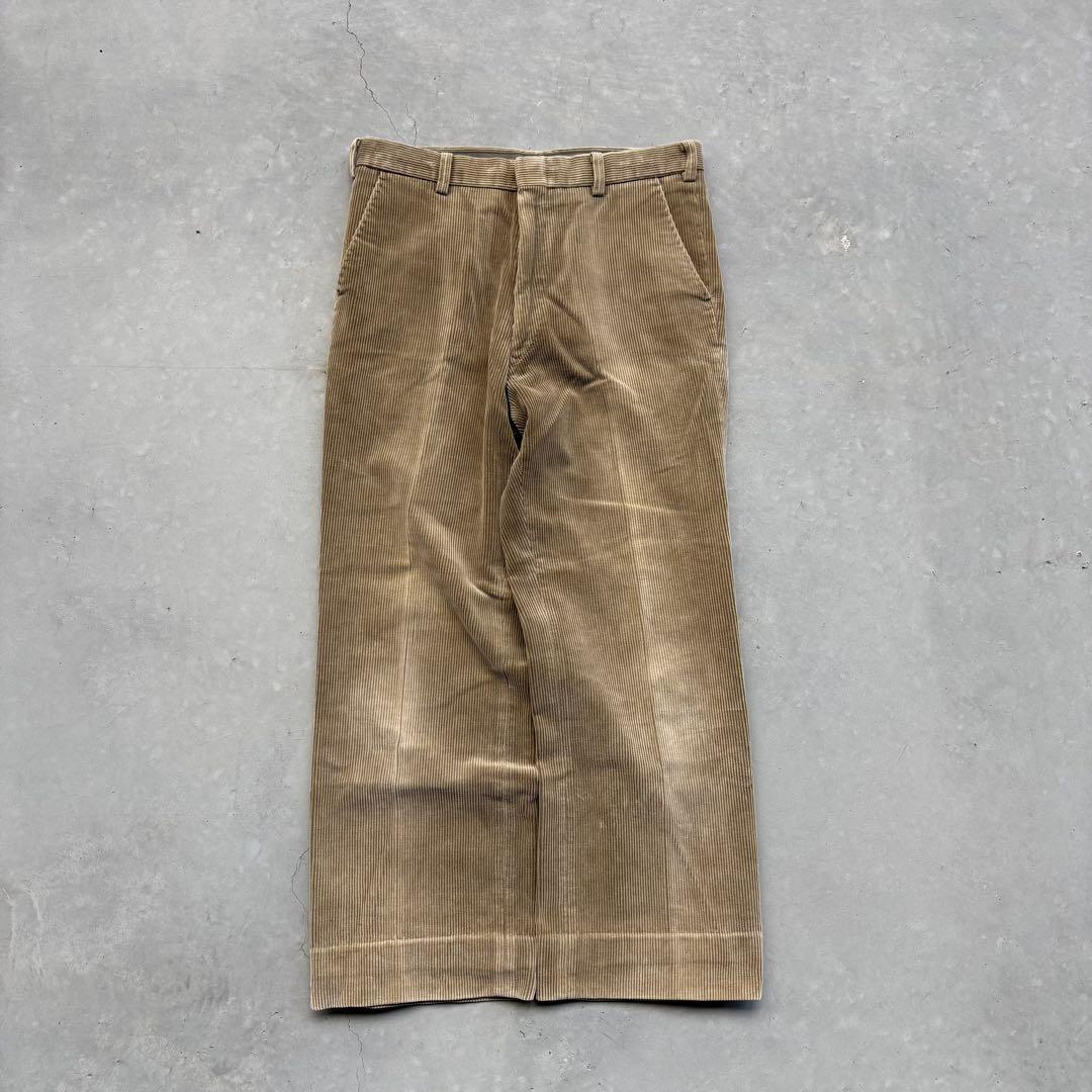 80s VINTAGE ワイド コーデュロイパンツ YZIP 古着 - メルカリ