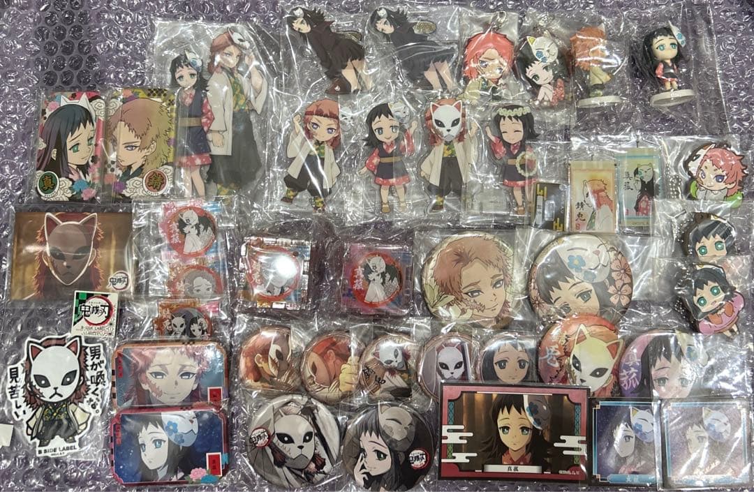 にじさんじENルカカネシロ グッズ47点まとめ売りアクスタ 缶バッジ