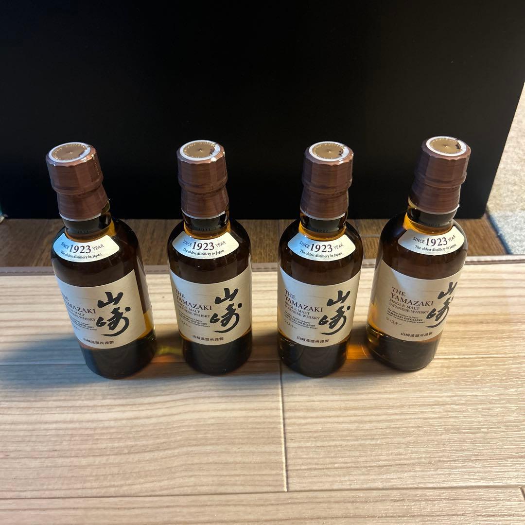 サントリー/山崎/ミニボトル/180ml×4本セット - メルカリ