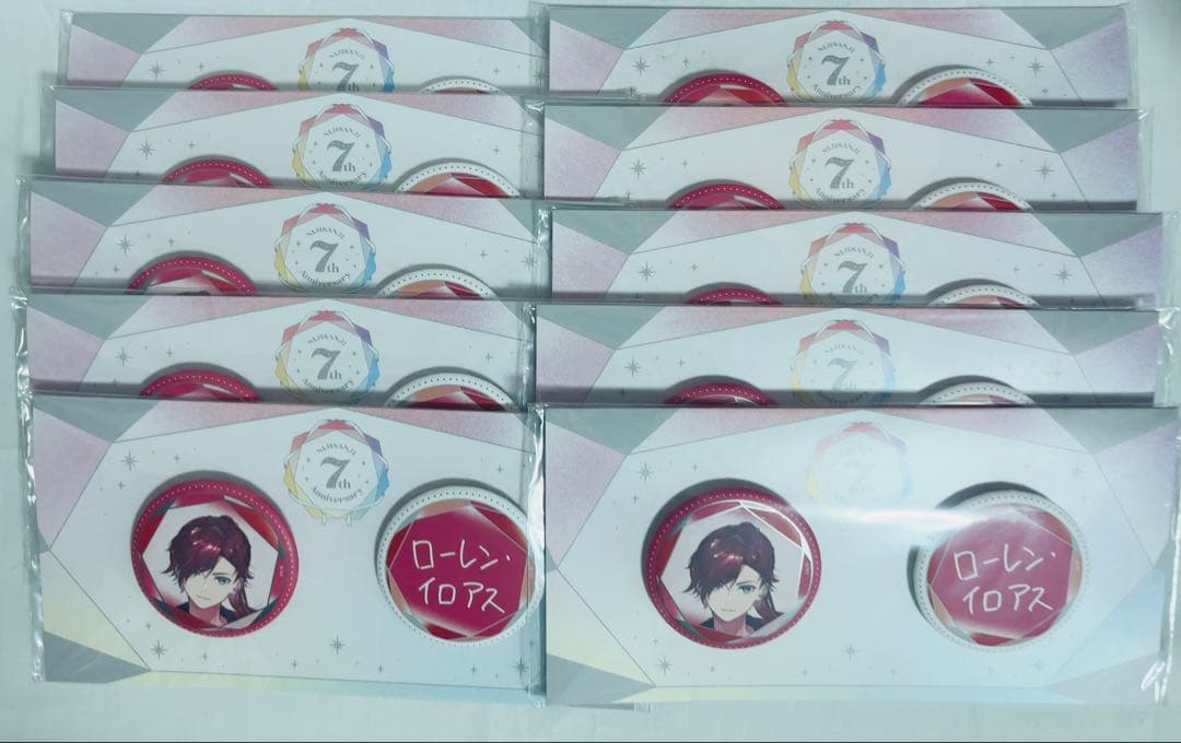 にじさんじ7th Anniversary 缶バッジセット　ローレン•イロアス にじさんじ 7th Anniversary】缶バッジセット｜にじさんじオフィシャル