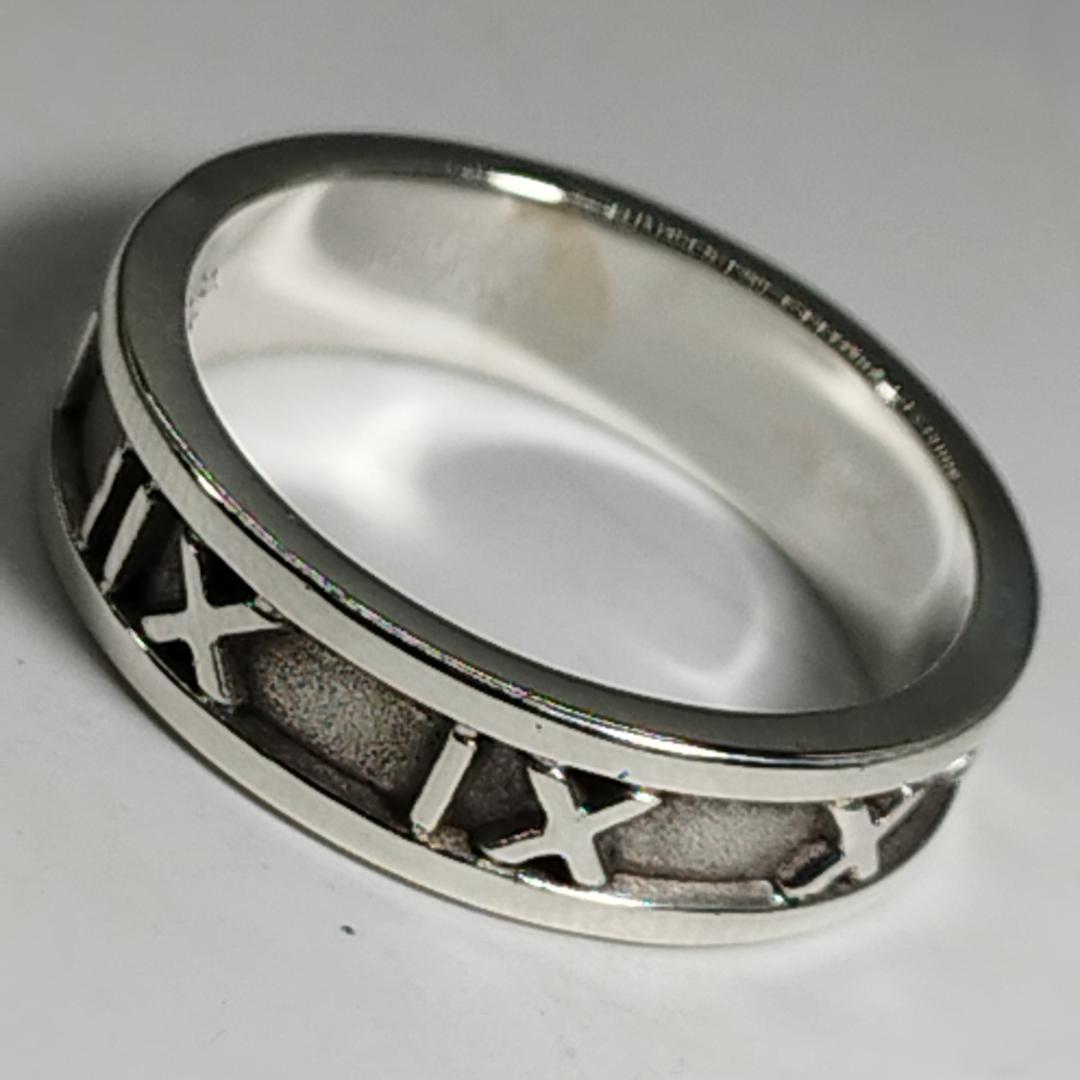 新品仕上　Tiffany&Co ティファニー　アトラス　リング　＃２３　シルバー