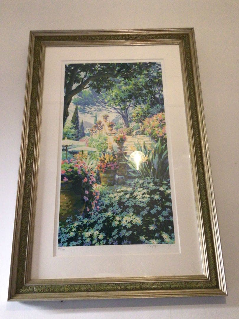 ◉正規・真作保証品◉笹倉鉄平◉人気作・幸せな公園◉シルクスクリーン