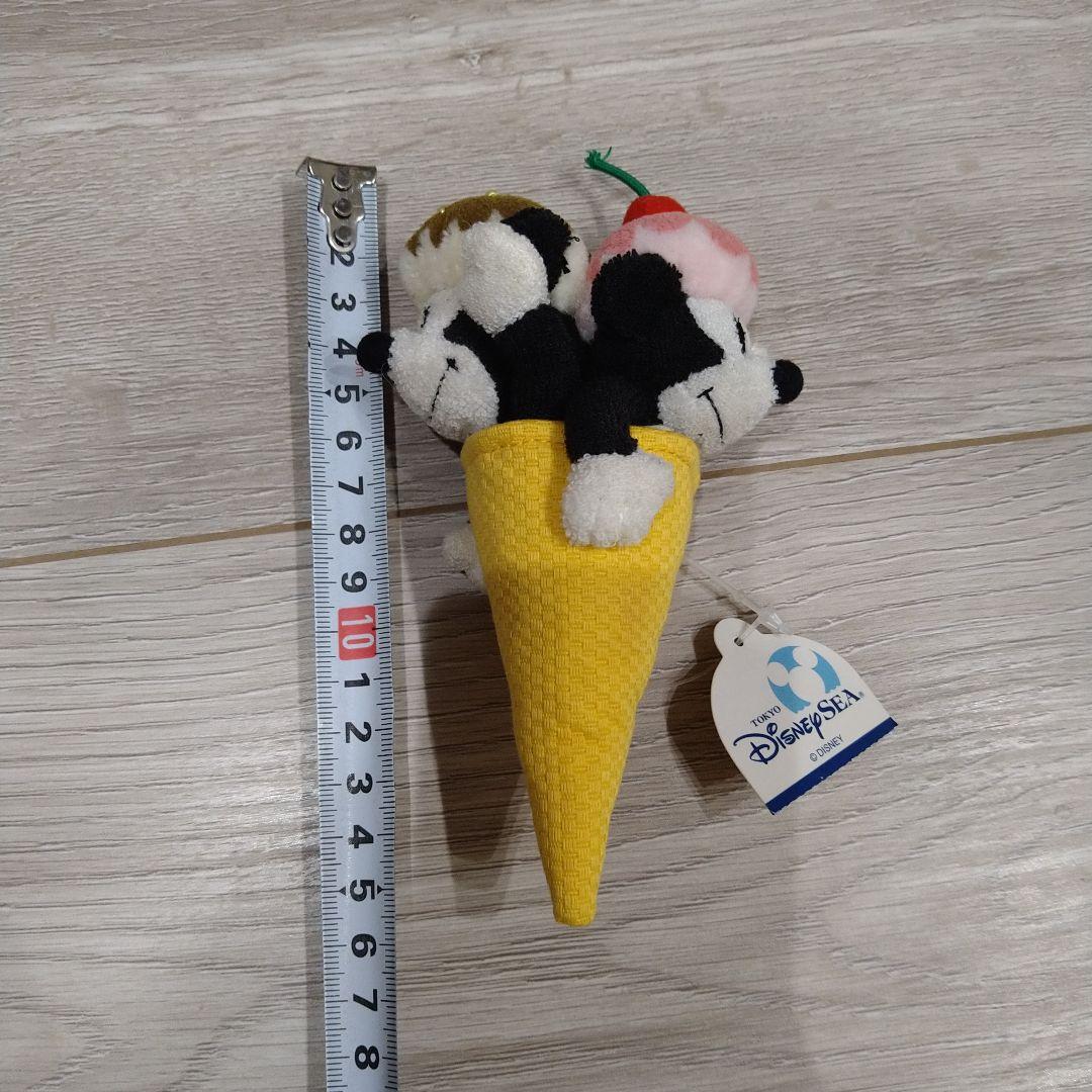 新品　ディズニーシー　激レア　アイス　コーン　ミッキー　ミニー　ぬいぐるみ