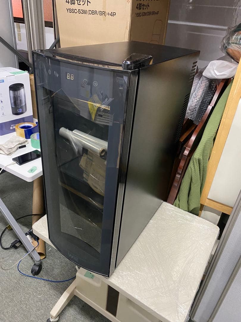 WIE 電子ミニワインクーラー 32L WIWCTE12BFGADX Amazon.co.jp: WIE