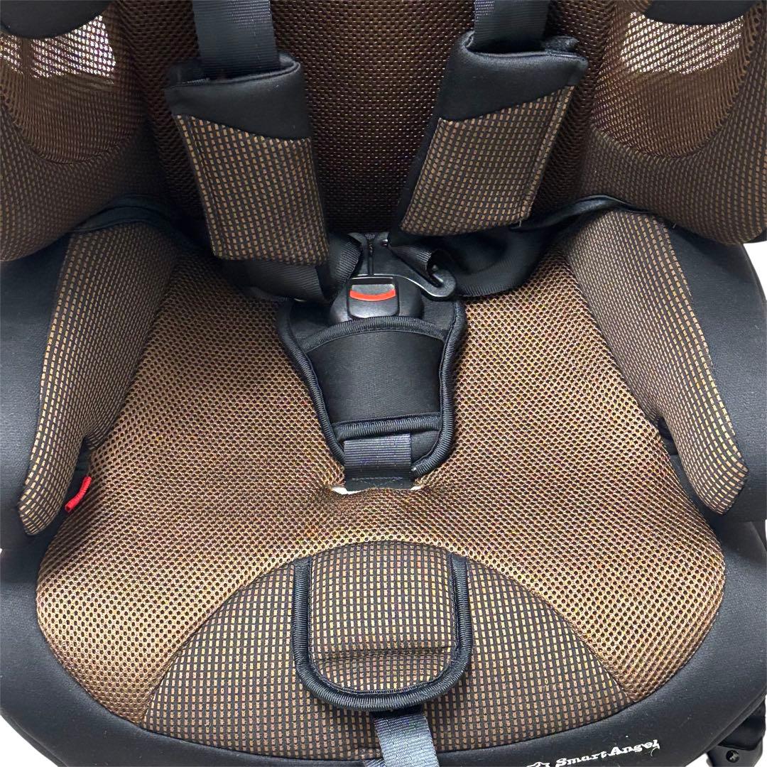 極美品 スマートエンジェル ハーネスジュニア ジュニアシート ISOFIX