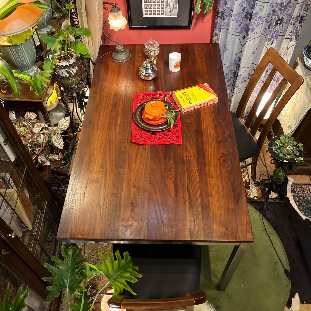 Sale 美品　ヴィンテージ ウォールナット無垢　ダイニングテーブル