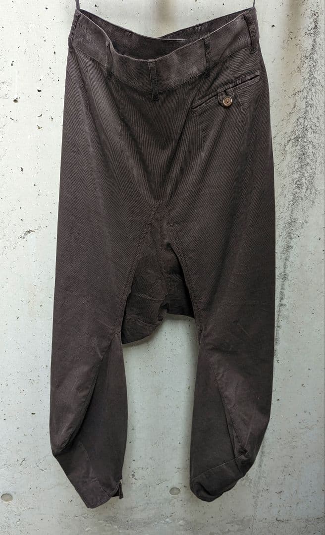 コーディロイ ワンタック ワイドパンツ