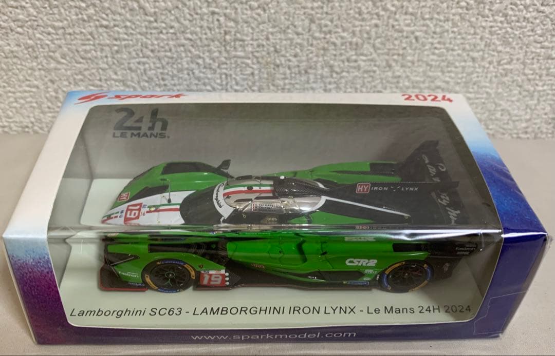 1/43 Lamborghini SC63 #19 2024年ルマン24時間
