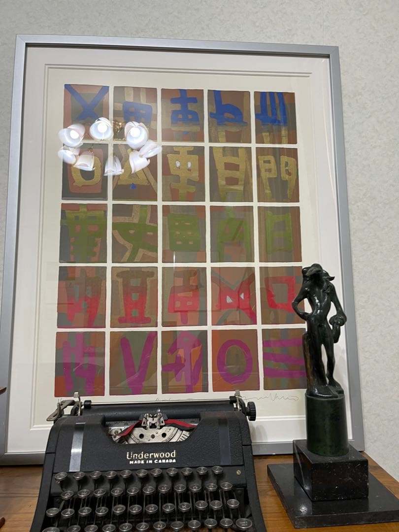 シルクスクリーン ジニー・キム 1980年代作品 サイン・ED 限定版画 貴重