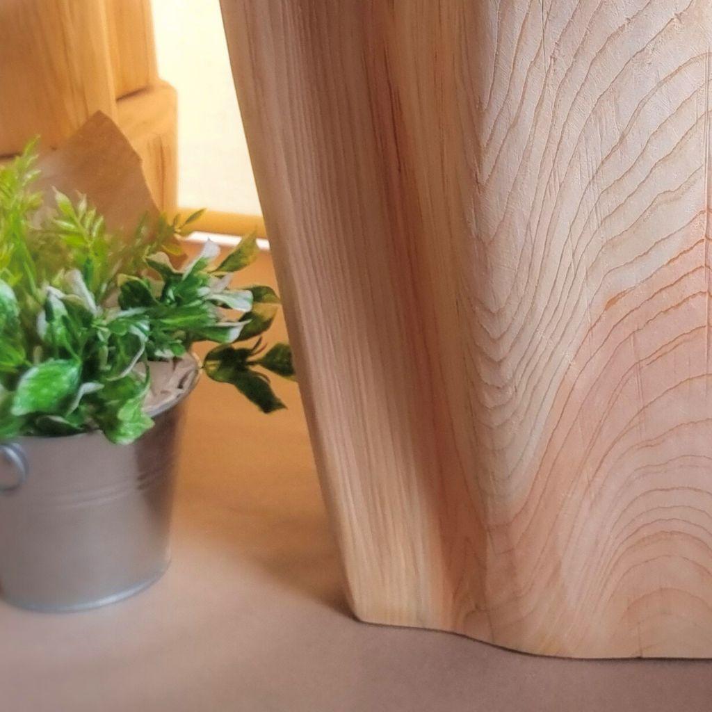 東濃ひのき 高さ37幅38 切株スツール・テーブル・無垢無塗装