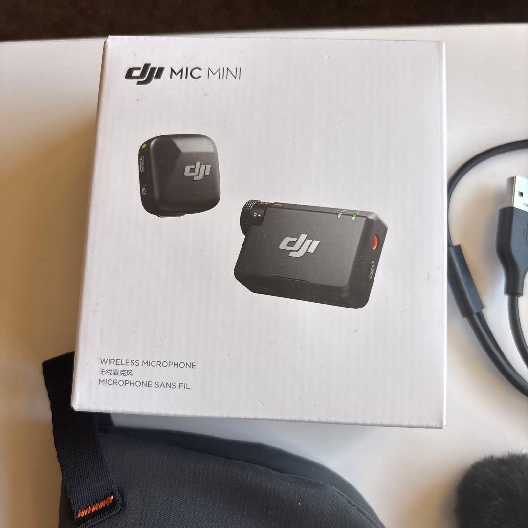 美品 DJI Mic Mini 1TX+1RXワイヤレスマイクセット