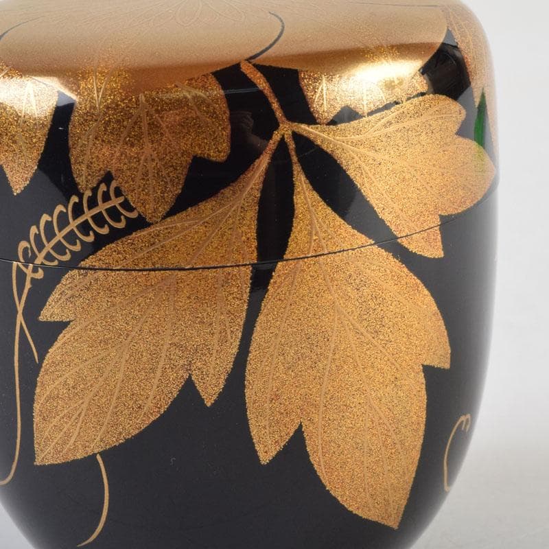 ☆ 宗陽 春桜草花蒔絵 平棗 裏千家 十五代 鵬雲斎の花押がございます