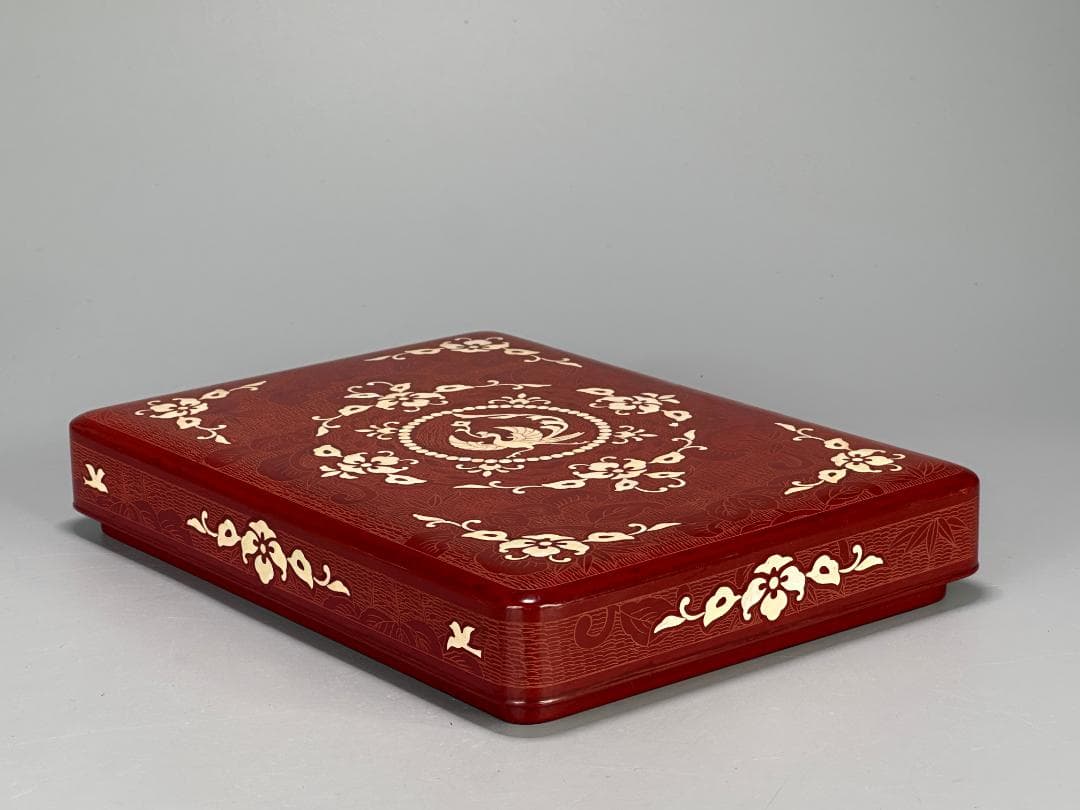 書道具　文房具　硯箱　東雲作　螺鈿　水滴　硯