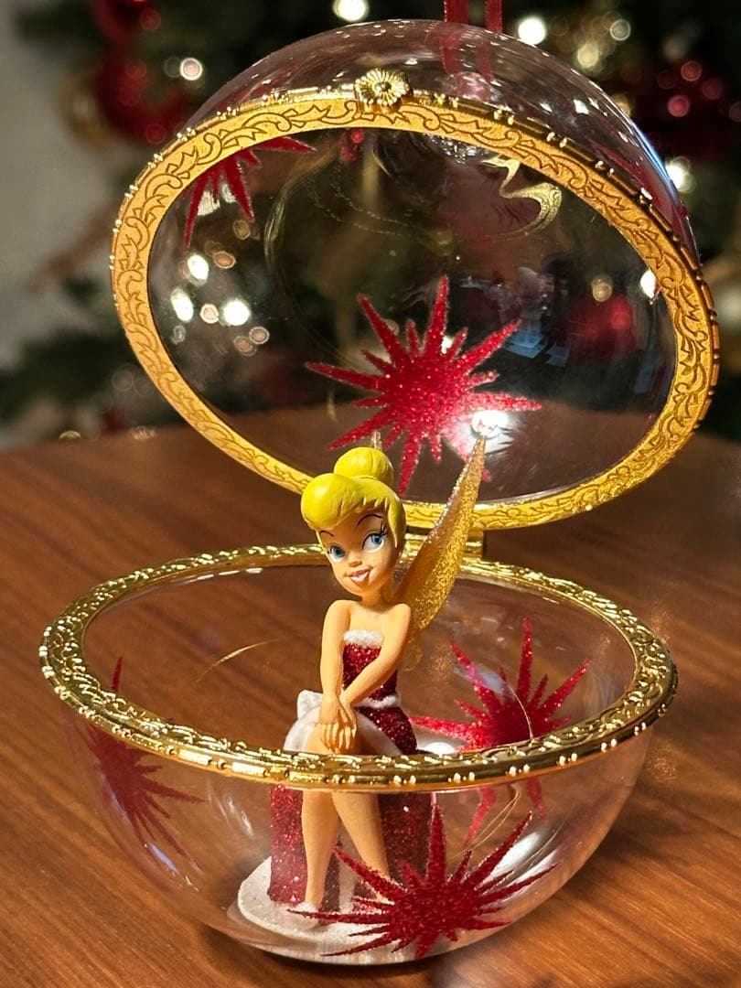 ディズニーパリ20周年限定 ティンカーベルオーナメント シリアル番号付き