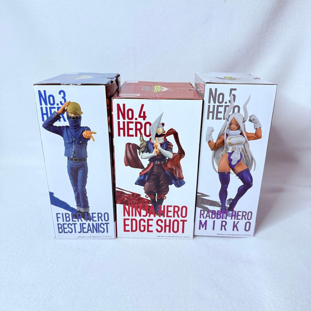 《新品未使用》ヒロアカ 一番くじ TheTop5　3体セット