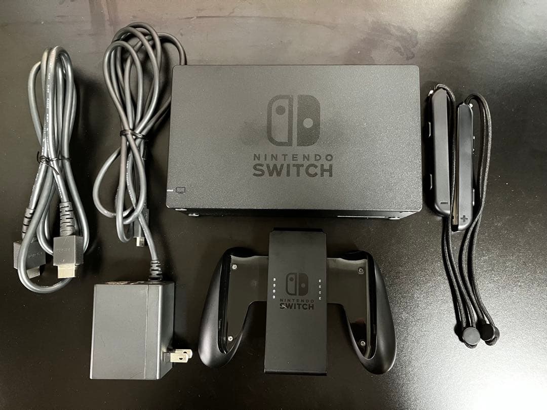 【即日発送可】初代Switch本体（+純正ポーチ・保護シール・スタンド付き）