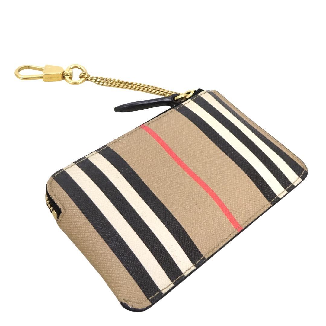 本物良品 ■バーバリー■ミニウォレット チェック キーホルダー ケース財布